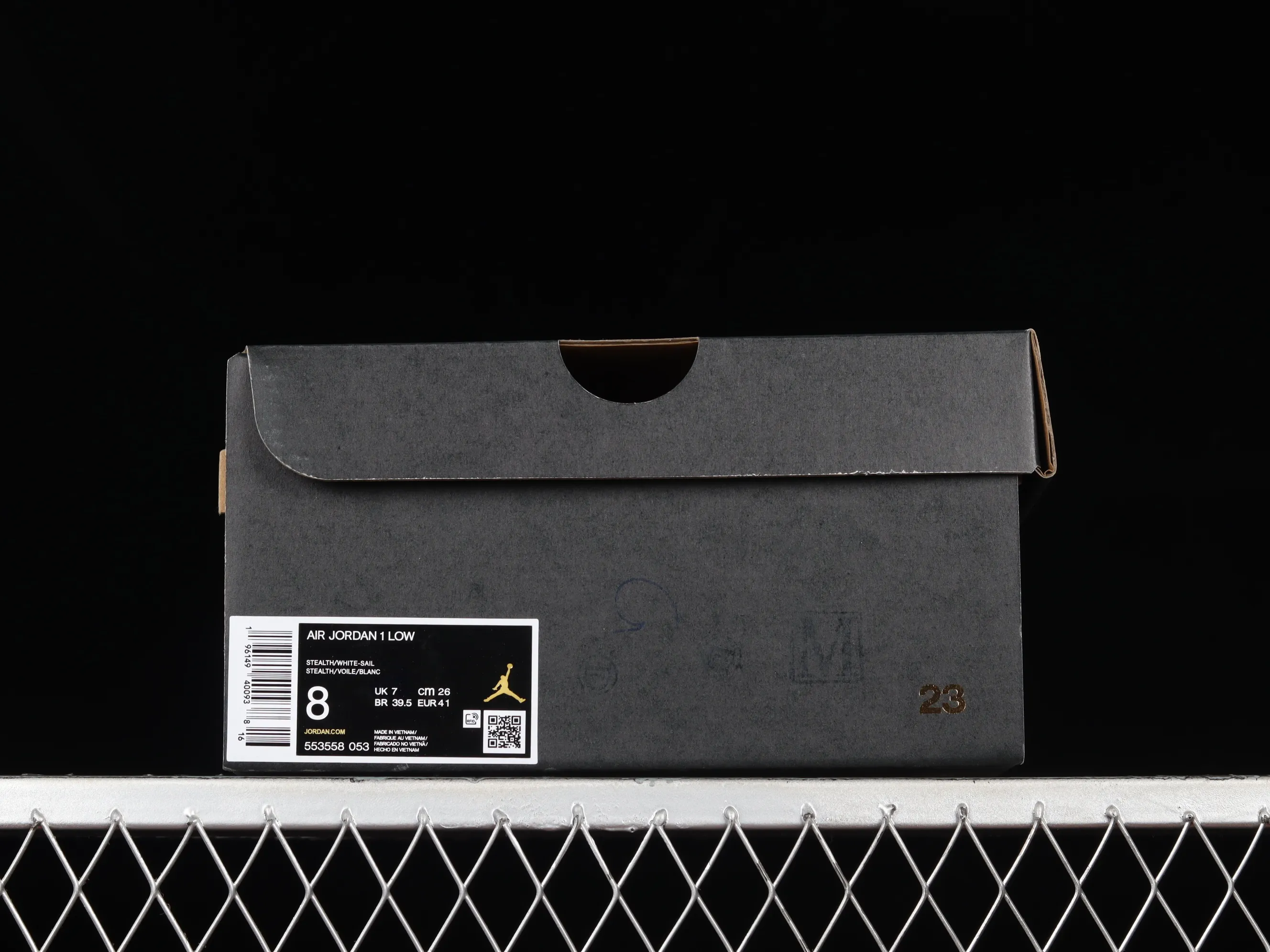 All categories Air Jordan Jordan series basketball shoes Air Jordan 1 Low G version pure original Air Jordan 1 Low "Vintage Grey" AJ1 Joe 1 white gray low-top basketball shoes 553558-053